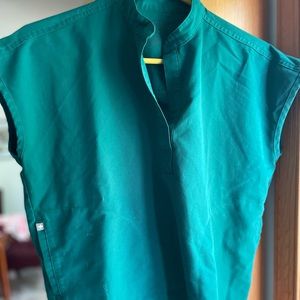 Figs XXS Limited Edition Hunter Green Rafaela Scrub Top